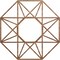 Ekena Millwork Guardian Wood Fretwork Pierced Ceiling Medallion, Walnut, 28"OD x 10 7/8"ID x 1/4"T CMWP28X28X0250GDWA - alternate 1